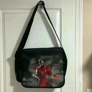 IDEAL SCHOOL BAG with Picture of  the Iconic Football Legend Cristiano Ronaldo
